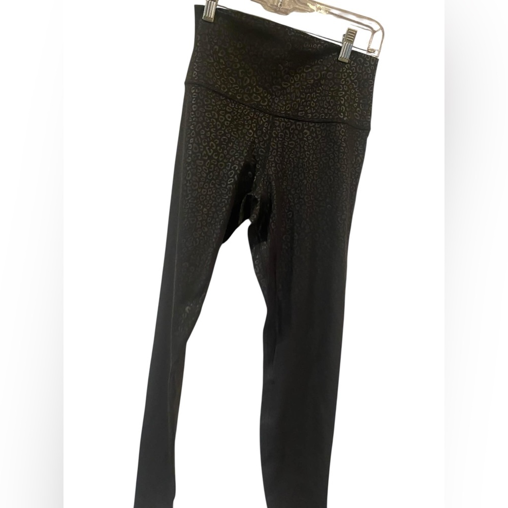 44. NWT Lululemon align HR pants 25” LEOPARD BLACK Size 8